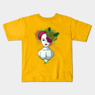 Lady in Veg Kids T-Shirt